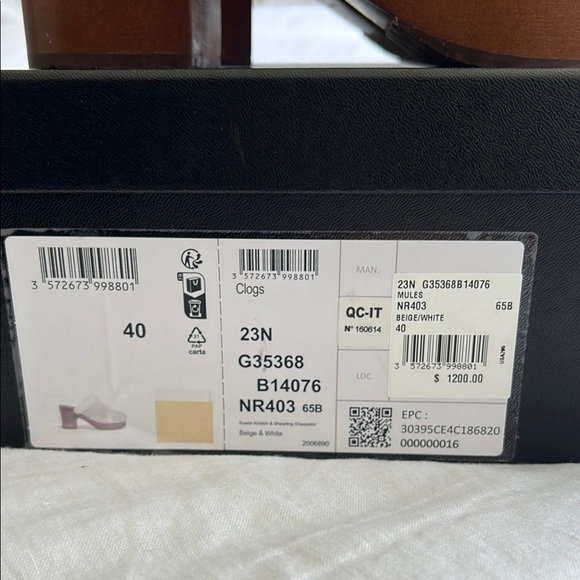 Chanel Beige Shearling Lined Mules - Picture 5 of 5